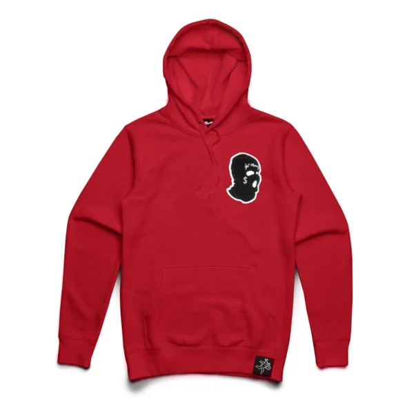 Custom Chenille Patch Pullover Hoodie - C99 - Style C99CD9 - product detail view 3