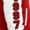 Custom Contrast Sleeve Chenille Varsity Jacket - Style 67CD4A - product detail view 6