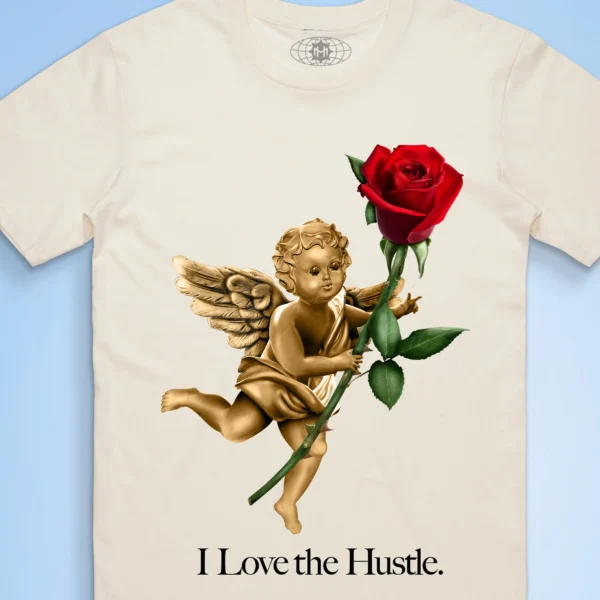 Custom Cherub Rose Graphic Short-Sleeve T-Shirt - Style 721032 - product detail view 2