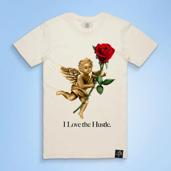 Custom Cherub Rose Graphic Short-Sleeve T-Shirt - Style 721032