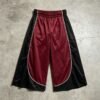 Custom Color-Block Piped Basketball Capri Pants | - Style A7BD25 - product detail view 5 Custom Color-Block Piped Basketball Capri Pants | - Style A7BD25 - product detail view 5