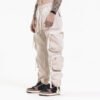 Custom Multi-Pocket Color-Block Cargo Jeans | - Style 869697 - product detail view 4