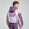Custom Color-Block Crop Hooded Jacket | - Style BD07D7 - product detail view 2 Custom Color-Block Crop Hooded Jacket | - Style BD07D7 - product detail view 2