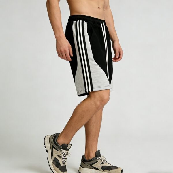 Custom Color-Block Drawstring Streetwear Shorts | 1C812554B85A527A - Style 1C8125 - product detail view 5 Custom Color-Block Drawstring Streetwear Shorts | 1C812554B85A527A - Style 1C8125 - product detail view 5
