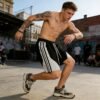 Custom Color-Block Drawstring Streetwear Shorts | 1C812554B85A527A - Style 1C8125 - product detail view 8 Custom Color-Block Drawstring Streetwear Shorts | 1C812554B85A527A - Style 1C8125 - product detail view 8