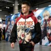 Custom Pop-Art Color-Block Hooded Jacket | - Style C44699 - product detail view 4