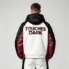 Custom Color-Block Record Graphic Hooded Jacket - Style AE00B8 - product detail view 3 Custom Color-Block Record Graphic Hooded Jacket - Style AE00B8 - product detail view 3