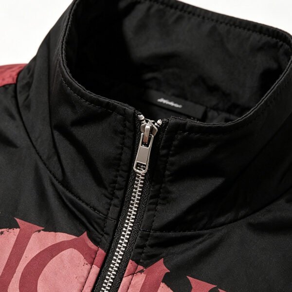 Custom Color-Block Graphic Zip Jacket - Style 1BC07D - product detail view 3 Custom Color-Block Graphic Zip Jacket - Style 1BC07D - product detail view 3