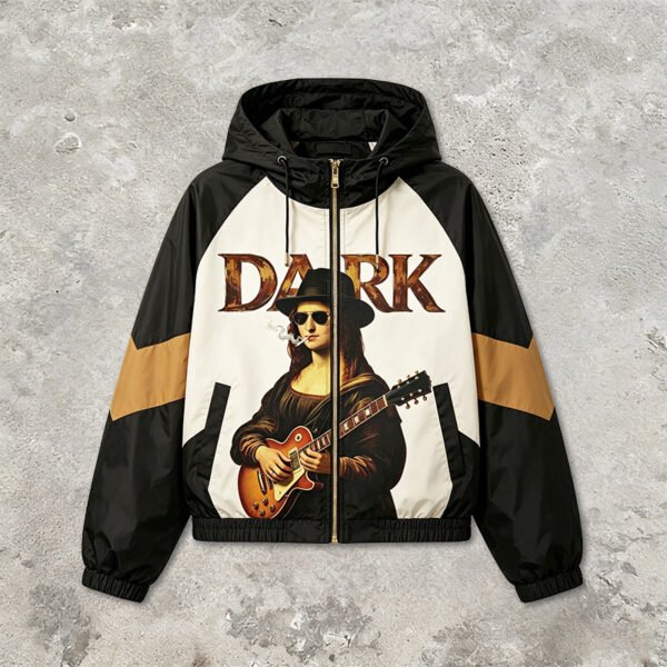 Custom Color-Block Graphic Hooded Jacket VWW-JK1801 - Style 18A57E - product detail view 10 Custom Color-Block Graphic Hooded Jacket VWW-JK1801 - Style 18A57E - product detail view 10