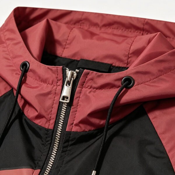 Custom Color-Block Hooded Graphic Jacket - Style 7C94DA - product detail view 7 Custom Color-Block Hooded Graphic Jacket - Style 7C94DA - product detail view 7
