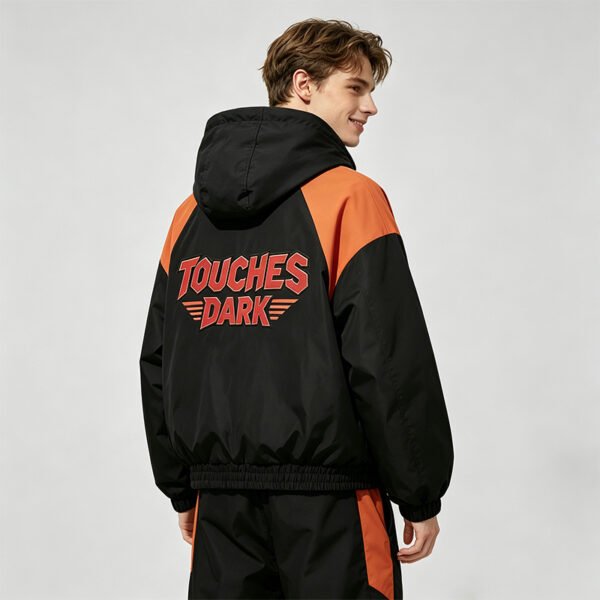 Custom Color-Block Graphic Hooded Jacket - Style 2D53E4 - product detail view 3