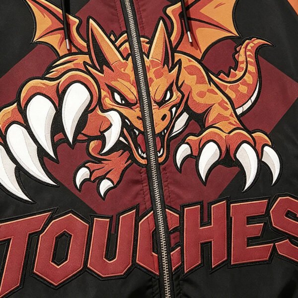 Custom Color-Block Graphic Hooded Jacket - Style 2D53E4 - product detail view 9