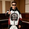 Custom Color-Block Hooded Street Jacket - Style 6AF8F3 - product detail view 3 Custom Color-Block Hooded Street Jacket - Style 6AF8F3 - product detail view 3