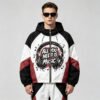 Custom Color-Block Hooded Street Jacket - Style 6AF8F3 - product detail view 8 Custom Color-Block Hooded Street Jacket - Style 6AF8F3 - product detail view 8