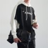 Custom Color-Blocked Layered Hoodie Sweater - Style 88EF6E - product detail view 3