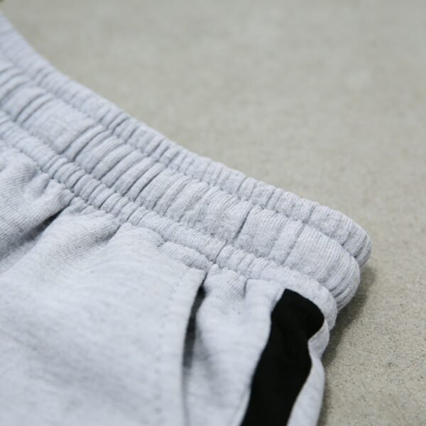 Custom Color-Blocked Hoodie and Short Set - Style E2C8CA - product detail view 2
