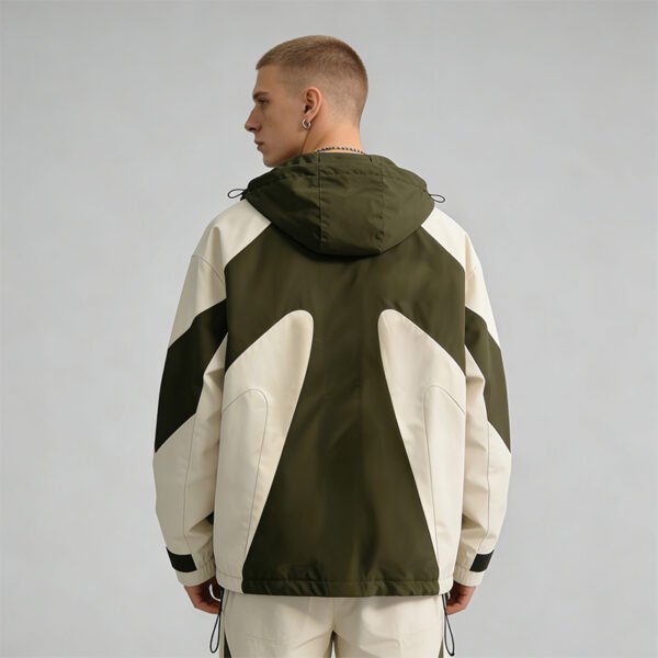 Custom Hooded Color-Block Nylon Windbreaker 9c57dc36f80fedd7 - Style 9C57DC - product detail view 8 Custom Hooded Color-Block Nylon Windbreaker 9c57dc36f80fedd7 - Style 9C57DC - product detail view 8