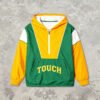 Custom Color-Block Quarter-Zip Hooded Windbreaker - Style 062555