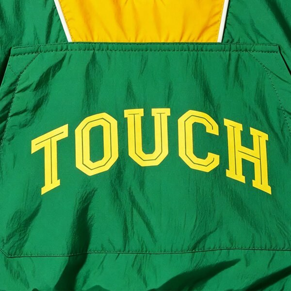 Custom Color-Block Quarter-Zip Hooded Windbreaker - Style 062555 - product detail view 2