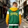 Custom Color-Block Quarter-Zip Hooded Windbreaker - Style 062555 - product detail view 4