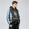 Custom Color-Block Rhinestone Hooded Jacket VWC-AFB5 - Style AFB51B