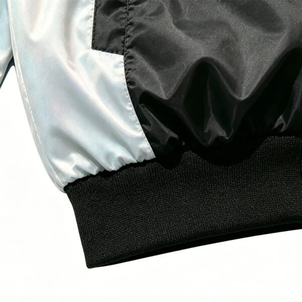 Custom Color-Block Rhinestone Hooded Jacket VWC-AFB5 - Style AFB51B - product detail view 7