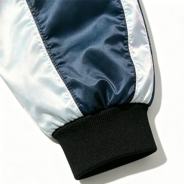 Custom Color-Block Rhinestone Hooded Jacket VWC-AFB5 - Style AFB51B - product detail view 9