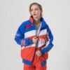 Custom Color-Block Stand Collar Jacket - Style C488CD Custom Color-Block Stand Collar Jacket - Style C488CD