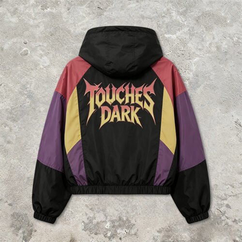 Custom Color-Block Hooded Windbreaker Jacket - Style B3B6DC Custom Color-Block Hooded Windbreaker Jacket - Style B3B6DC