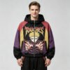 Custom Color-Block Hooded Windbreaker Jacket - Style B3B6DC - product detail view 2 Custom Color-Block Hooded Windbreaker Jacket - Style B3B6DC - product detail view 2