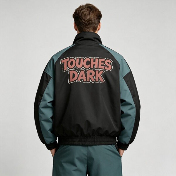 Custom Color Block Graphic Windbreaker Jacket - Style C4DC52 Custom Color Block Graphic Windbreaker Jacket - Style C4DC52