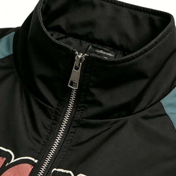 Custom Color Block Graphic Windbreaker Jacket - Style C4DC52 - product detail view 7 Custom Color Block Graphic Windbreaker Jacket - Style C4DC52 - product detail view 7