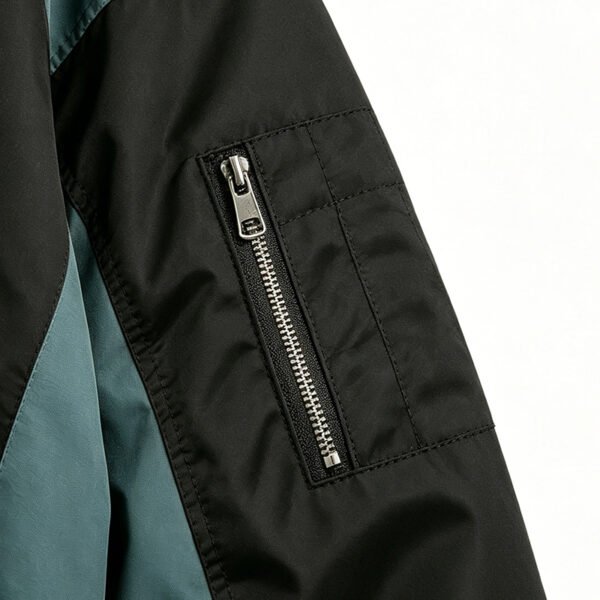 Custom Color Block Graphic Windbreaker Jacket - Style C4DC52 - product detail view 8 Custom Color Block Graphic Windbreaker Jacket - Style C4DC52 - product detail view 8