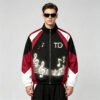 Custom Color-Blocked Applique Zip Jacket - Style 436771 - product detail view 3 Custom Color-Blocked Applique Zip Jacket - Style 436771 - product detail view 3