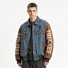 Custom Color-Blocked Varsity Jacket AA65EE - Style AA65EE Custom Color-Blocked Varsity Jacket AA65EE - Style AA65EE