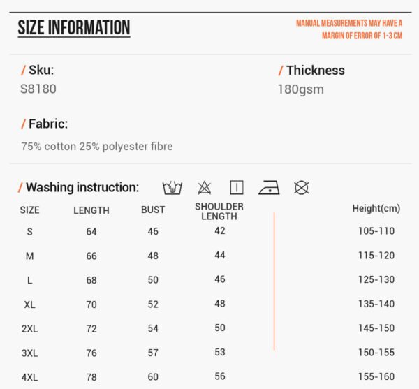 Custom Color-Standard Crewneck T-Shirt S8180 - Style 0FE3E8 - product detail view 6