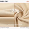 Custom Color-Standard Crewneck T-Shirt S8180 - Style 0FE3E8 - product detail view 8