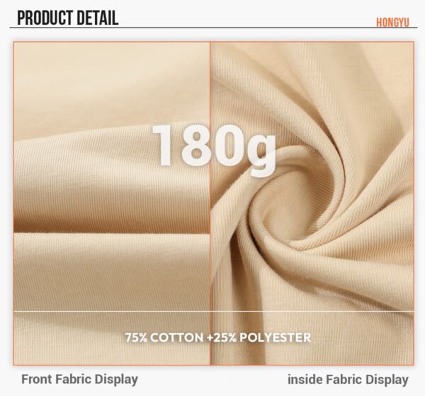 Custom Color-Standard Crewneck T-Shirt S8180 - Style 0FE3E8 - product detail view 8
