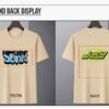 Custom Color-Standard Crewneck T-Shirt S8180 - Style 0FE3E8 - product detail view 10