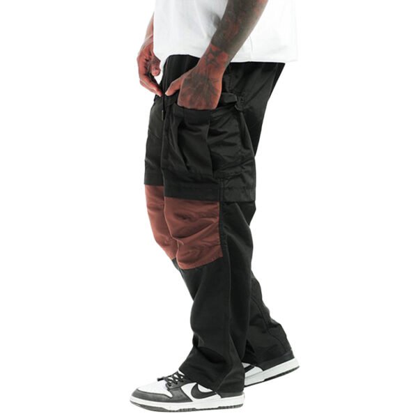 Custom Colorblock Multi-Pocket Cargo Pants - Style F67BDC - product detail view 2 Custom Colorblock Multi-Pocket Cargo Pants - Style F67BDC - product detail view 2