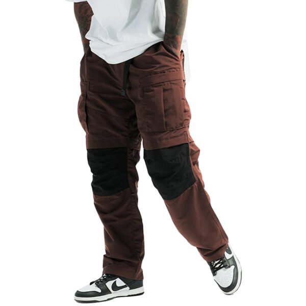 Custom Colorblock Multi-Pocket Cargo Pants - Style F67BDC - product detail view 3 Custom Colorblock Multi-Pocket Cargo Pants - Style F67BDC - product detail view 3