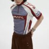 Custom Colorblock Quarter-Zip Active Top - Style C9111E - product detail view 5