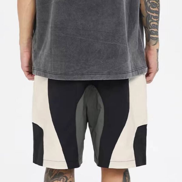 Custom Colorblocked Polyamide Panel Shorts CUS2404-041903 - Style 563120 - product detail view 5