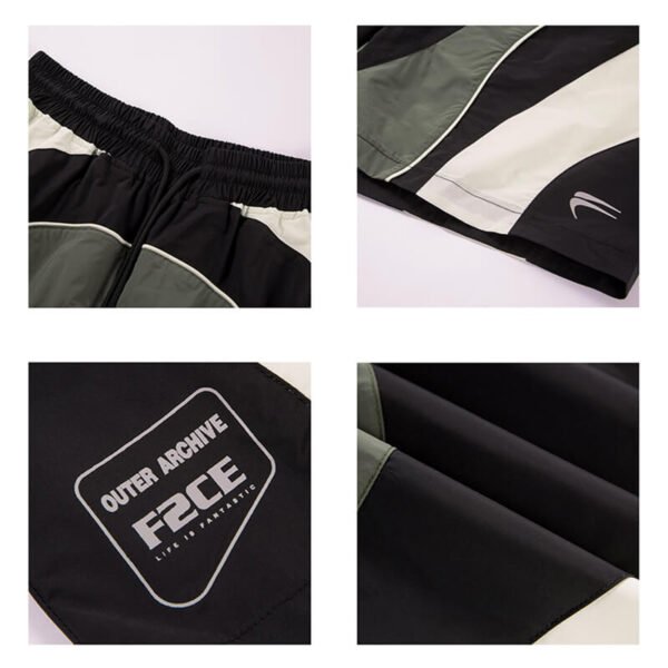 Custom Colorblocked Polyamide Panel Shorts CUS2404-041903 - Style 563120 - product detail view 11