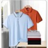 Custom Contrast Collar Golf Polo Shirt S9699 - Style 442F5A - product detail view 3