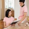 Custom Contrast Collar Slim-Fit Polo Shirt - A205 - Style 41D0D9 - product detail view 17 Custom Contrast Collar Slim-Fit Polo Shirt - A205 - Style 41D0D9 - product detail view 17