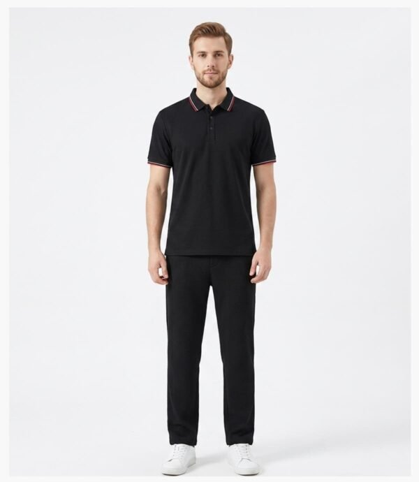 Custom Contrast-Collar Performance Polo Shirt | S8602 - Style 6C5971 - product detail view 11