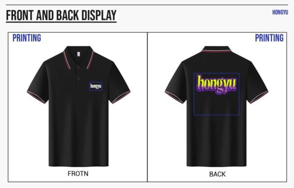 Custom Contrast-Collar Performance Polo Shirt | S8602 - Style 6C5971 - product detail view 9