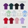 Custom Contrast Collar 220 GSM Polo Shirt S9201 - Style 8ADEB1 - product detail view 2 Custom Contrast Collar 220 GSM Polo Shirt S9201 - Style 8ADEB1 - product detail view 2