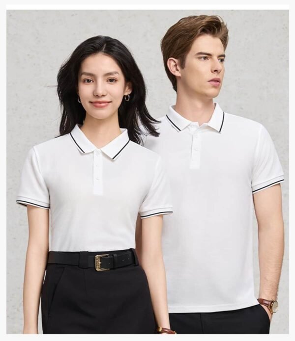 Custom Contrast Collar 220 GSM Polo Shirt S9201 - Style 8ADEB1 - product detail view 13 Custom Contrast Collar 220 GSM Polo Shirt S9201 - Style 8ADEB1 - product detail view 13